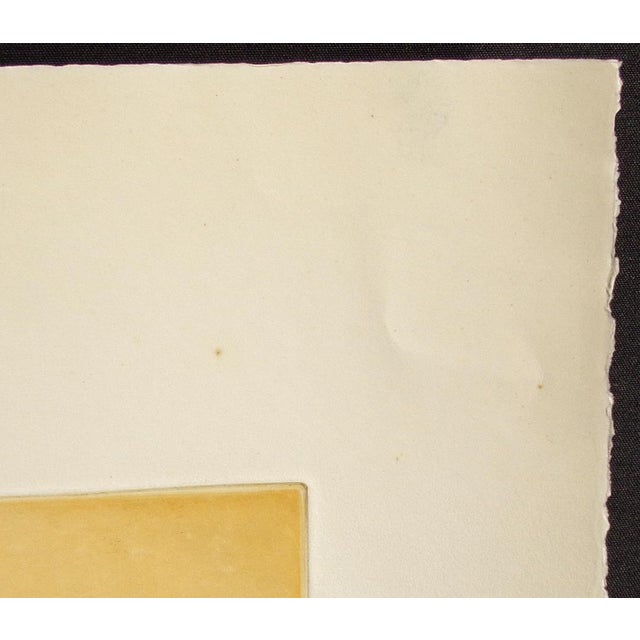 Roger Hebbelinck "Somme - Coucher Du Soleil" Hand Signed 1965 Aquatint Etching For Sale - Image 9 of 10