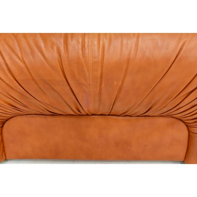 Vintage Lounge Chairs in Cognac Leather by Rossi di Albizzate, Italy, 1970s, Set of 2 For Sale - Image 18 of 18