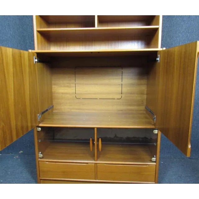 Mid 20th Century Mid 20th Century Teak Media Center For Sale - Image 5 of 9