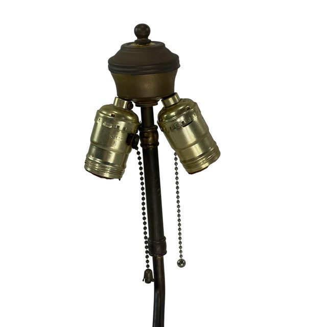 Mid-20th Century Italian Cast Brass Hippocamp Table Lamp For Sale In Cincinnati - Image 6 of 12