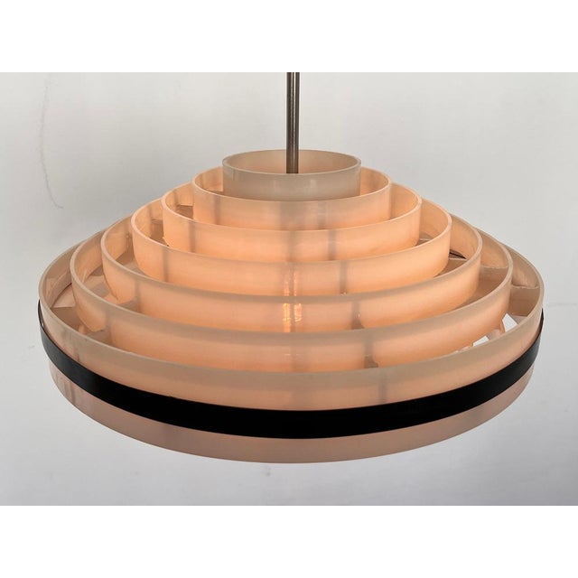 Mid-Century Modern Space Age Pendant Light, 1970s For Sale - Image 4 of 9