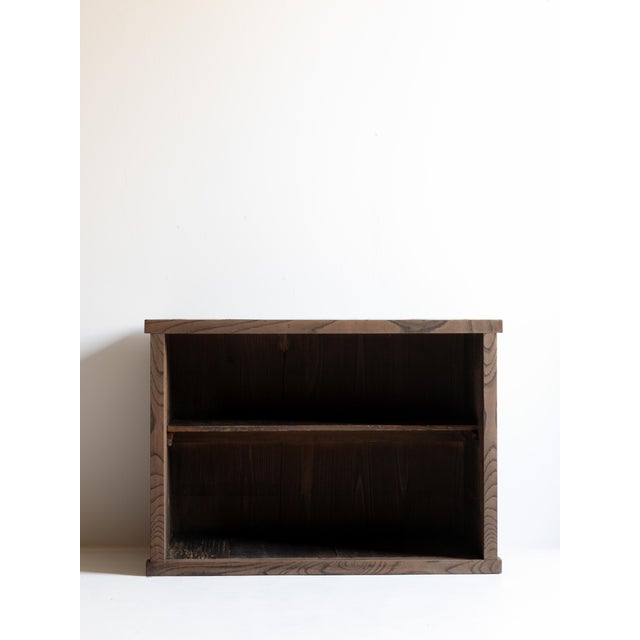 Brown Japanese Antique Tansu 1860s-1920s / Cabinet Sideboard Wabi Sabi For Sale - Image 8 of 17