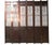 Wood Antique Chinese 6 Panel Lattice Wood Screen Doors For Sale - Image 7 of 12