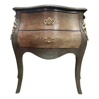 Painted Bombe Chest of Drawers For Sale