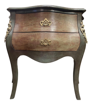 Painted Bombe Chest of Drawers