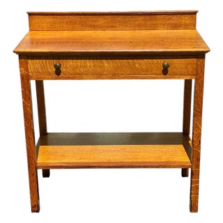 Antique Arts & Crafts / Mission Oak Server For Sale