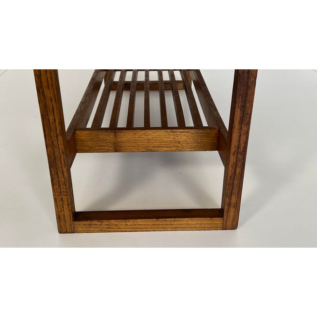 Danish Wooden Bench, 1950s For Sale - Image 6 of 10