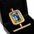 Gia 60 Ct Aquamarine and 4 Ct Diamond 18k Yellow Gold Convertible Pendant Brooch For Sale - Image 16 of 17