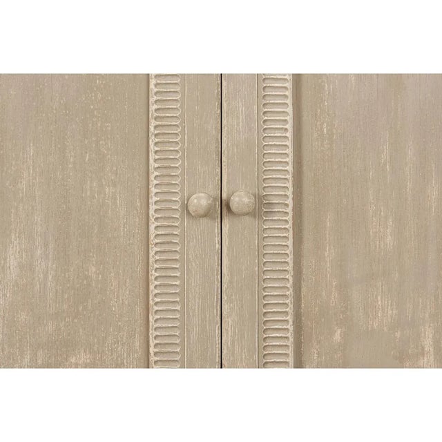 2020s Coastal Beach Four Door Buffet For Sale - Image 5 of 8