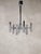 Chrome Steel Hanging Lamp attributed to Gaetano Sciolari for Boulanger, 1960s For Sale - Image 3 of 12
