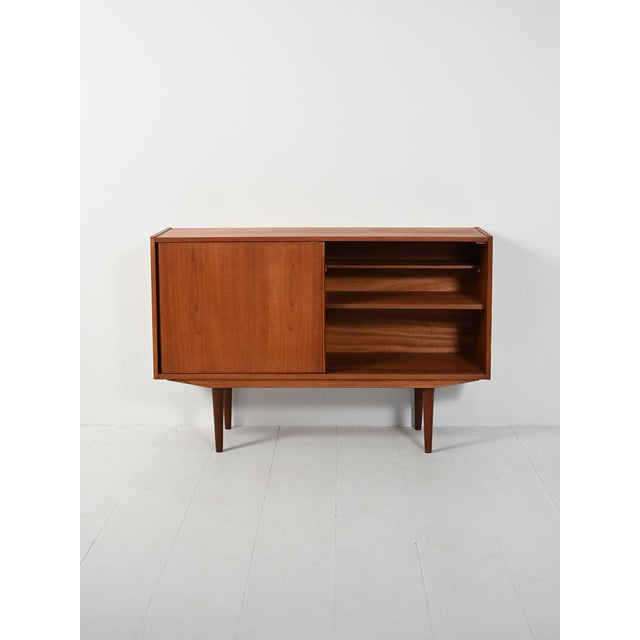 Small Vintage Scandinavian Sideboard, 1950s For Sale - Image 6 of 11