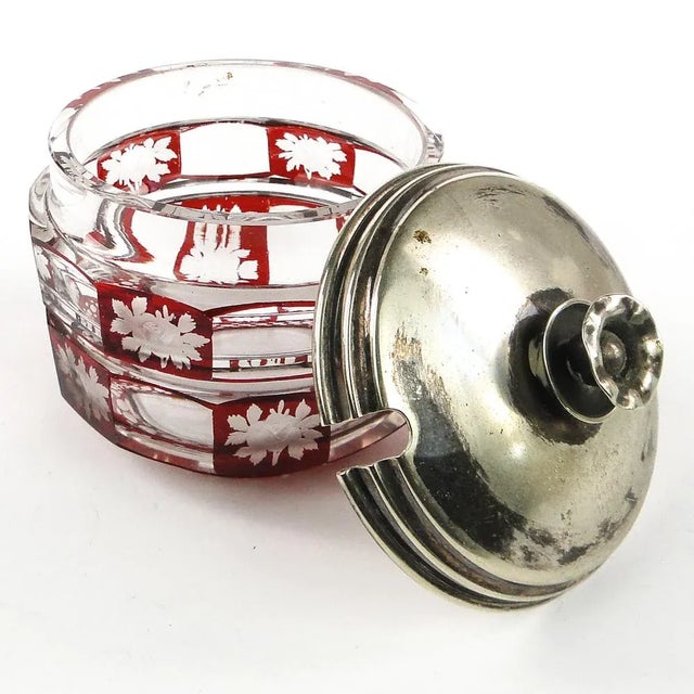 Postmodern Art Nouveau Bohemian Jam Bowl, 1900s For Sale - Image 3 of 10