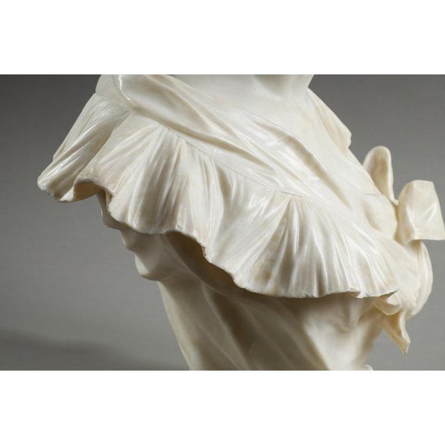 Henri Emile Allouard, Bust of a Woman, 1880, Marble For Sale - Image 18 of 18