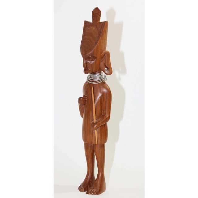 African Kenyan Tribal Hand Carved Sculpture For Sale - Image 9 of 13