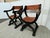 Renaissance Renaissance-Style Savonarola Chairs, Pair For Sale - Image 3 of 12