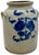 This Really is an Exceptionally Beautiful Antique American Primitive Stoneware Butter Churn Crock. Circa Approx 1870s....