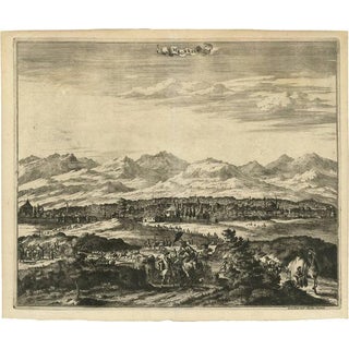 D. Olfert Dapper, View of Magnesie in Turkey, 1680, Print For Sale