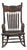 Antique Rocking Chair With Embellishments and Masterful Elegant Arms and Back! For Sale