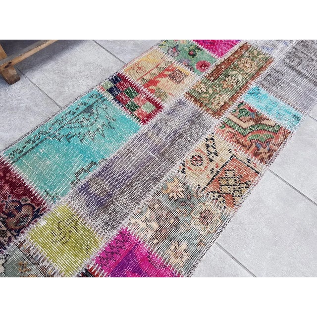 1960s Turkish Anatolian Decorative Runner For Sale - Image 10 of 10