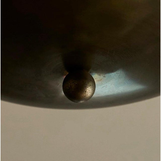 Brown Early Model 3059 Pendant by W. H. Gispen, Netherlands, 1930s For Sale - Image 8 of 10