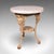 1950s Vintage Britannia Table, English, Pine, Cast Iron, Mid Century Victorian Revival For Sale - Image 5 of 12