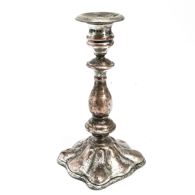 Copper Beidermeier Candleholder from Fraget, Poland, 1890s For Sale - Image 8 of 8