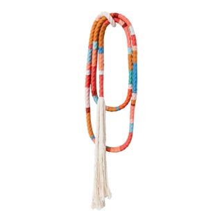 "Lariat II" Handwrapped Textile Wall Art For Sale