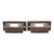 Pair of Antique 3.375 In. Brass Bin Pulls With Label Slot For Sale