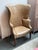 George III Studded Leather Wingback Chair For Sale - Image 4 of 12