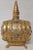 Glass Antique Bohemian Glass and Gold Gilt Metal Barrell Decanter For Sale - Image 7 of 10