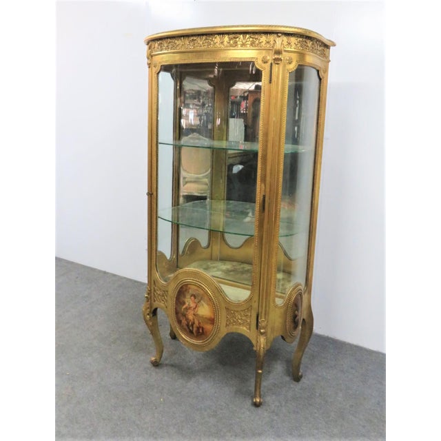 Vernis Martin French Curio Cabinet Chairish