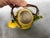 Decorative Ceramic Melon Fruit Teapot With Bamboo Handle For Sale - Image 9 of 13