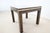 Mid-Century Modern Mastercraft Burled Elm and Brass Accent Side Table For Sale - Image 3 of 18
