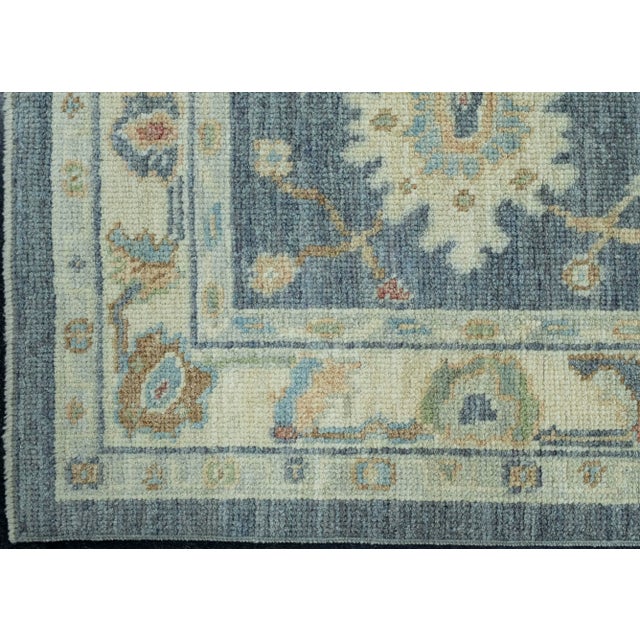 Turkish Oushak Runner Rug 2'8" x 12'1" #17286 For Sale - Image 4 of 8