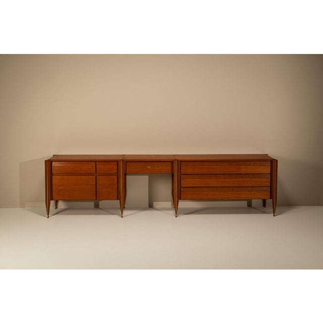 Giulio Moscatelli Sideboard by Giulio Moscatelli for Tonelli and Broggi, Italy, 1957 For Sale - Image 4 of 14