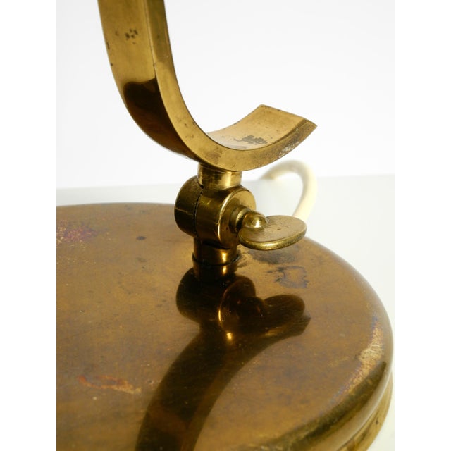 Large Mid-Century Modern Brass Table Lamp, 1950s For Sale - Image 16 of 18