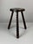 Charles Dudouyt Mid-Century Modernist French Brutalist Wood Turned Tripod Stools, 1950s, Set of 2 For Sale - Image 4 of 18