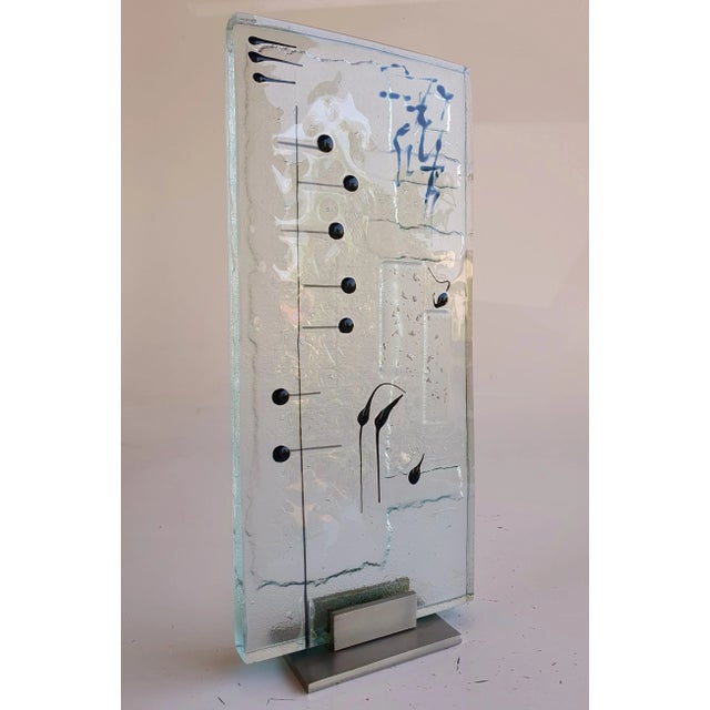Perrin, Silent Score, 2001, Sculpted Glass For Sale - Image 6 of 16
