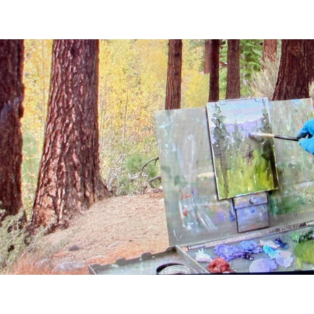 Quiet Places & Desertscapes — Tahoe Aspen Original oil painting by Haas, 6 x 8 unframed on linen panel, signed. This...