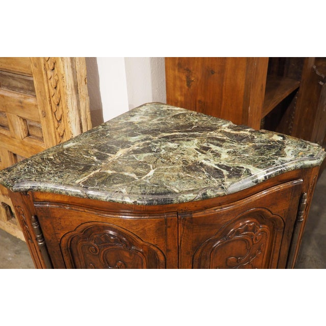 18th Century French Corner Cabinet With Musical Trophy Decor, Provence, France For Sale - Image 18 of 18