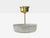 Mid-Century Modern 1960s Carl Fagerlund Style, Pendant Light, Brass, Textured Glass, Sweden For Sale - Image 3 of 10
