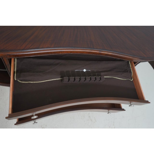 2000 - 2009 American Drew Mahogany Inlaid Server Sideboard For Sale - Image 5 of 18
