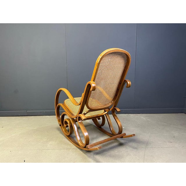 Vintage Thonet Rocking Chairs, 1960s For Sale - Image 9 of 13