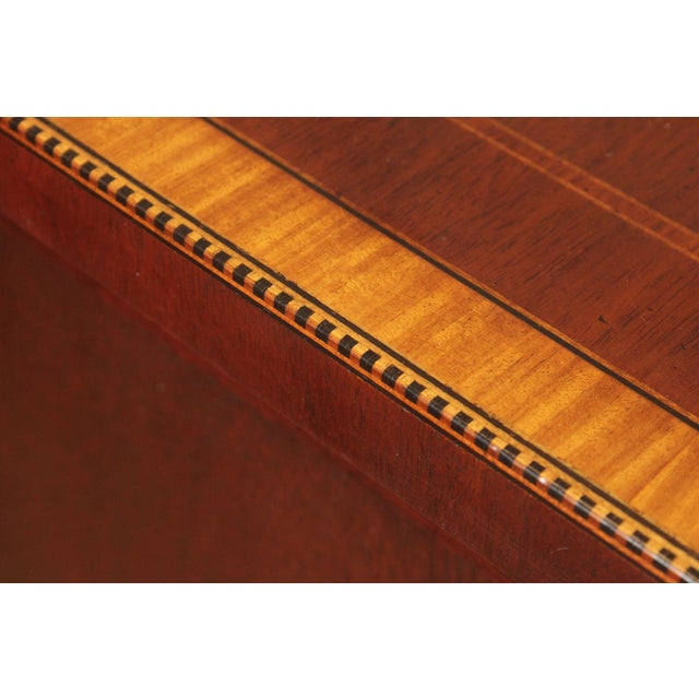 Brown Baker Stately Homes Collection Bowfront Mahogany Sideboard For Sale - Image 8 of 12