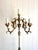 1950s-60s Italian tole gilt candelabra floor lamp. Excellent condition. Measures 58" tall at tallest point and 15" x 15"...