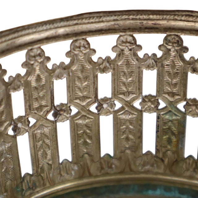 Antique French Wine Bottle Holder in Silver-Plated Metal, 1890s For Sale - Image 15 of 18