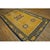 Chinese 1750s Classic Yellow Greek Key Antique Chinese Ningxia Hallway Runner Wool Rug For Sale - Image 3 of 10