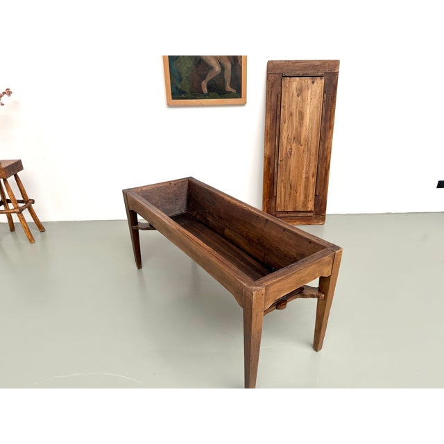 1920s Farmhouse Table in Oak, France, 1920 For Sale - Image 5 of 18