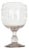 French 19th Century Etched Glass Chalice For Sale