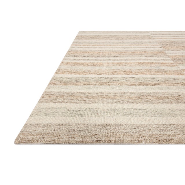 Transitional Chris Loves Julia x LoloiChris Ivory / Clay 2'-6" x 9'-9" Runner Rug For Sale - Image 3 of 8
